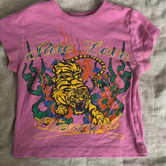Urban Outfitters Tops - Urban Outfitters Purple Tee with Tiger Graphic